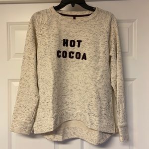 Lou & Grey by LOFT “Hot Cocoa” sweatshirt. Size M